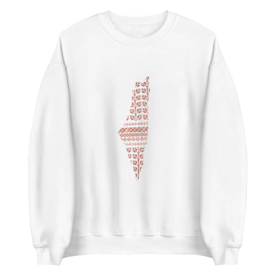 Palestine Map Crewneck